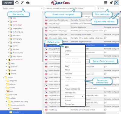 El nuevo workplace de OpenCms 10